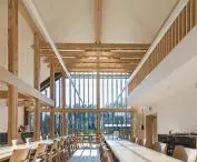 Wood Promotion Center, interior