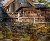 Wood Promotion Center, in the fall