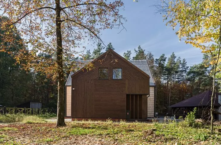 Wood Promotion Center, in the fall