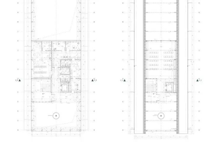 ground and first floor plan