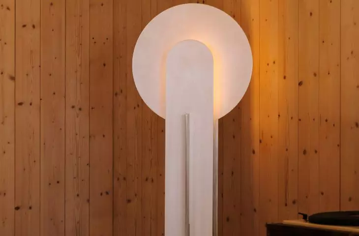 Aurora geometric aluminum lamp by Polish brand Hasik Design