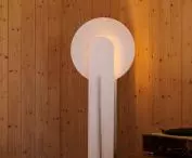 Aurora geometric aluminum lamp by Polish brand Hasik Design