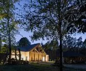 Wood Promotion Center in the forest