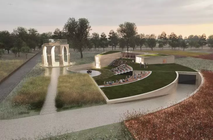 visualization of the premise - outdoor theater