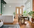 Living room with kitchenette 