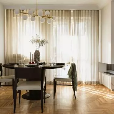 Interior of an apartment in Warsaw's Bielany district