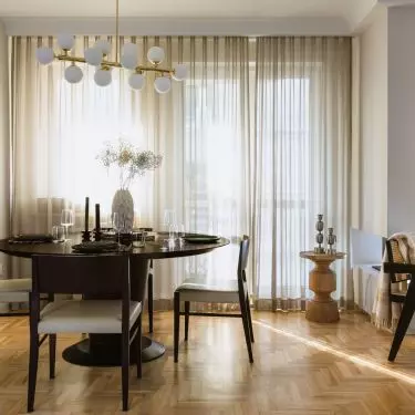 Interior of an apartment in Warsaw's Bielany district