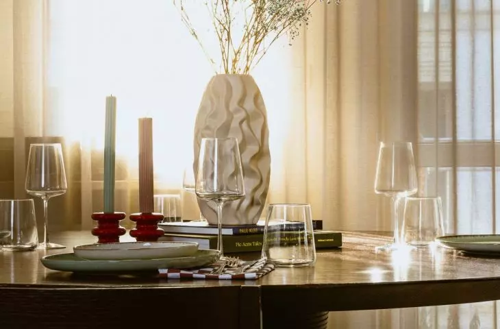 Interior of an apartment in Warsaw's Bielany district