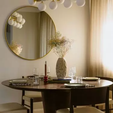 Interior of an apartment in Warsaw's Bielany district