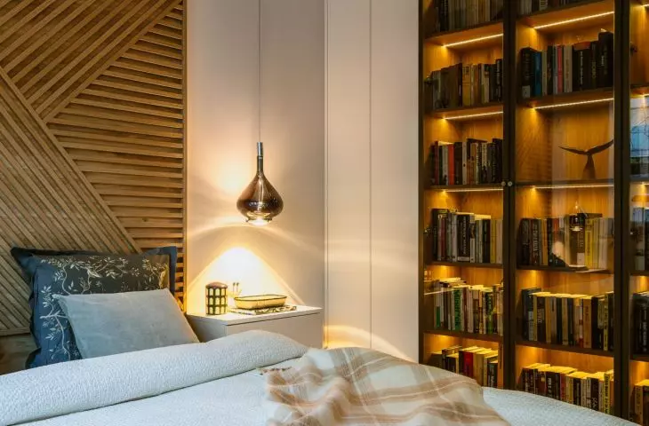 Interior of an apartment in Warsaw's Bielany district