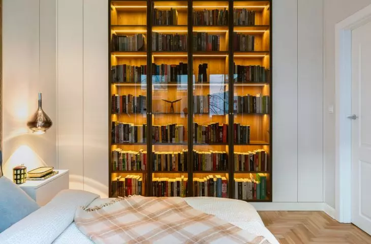 Interior of an apartment in Warsaw's Bielany district
