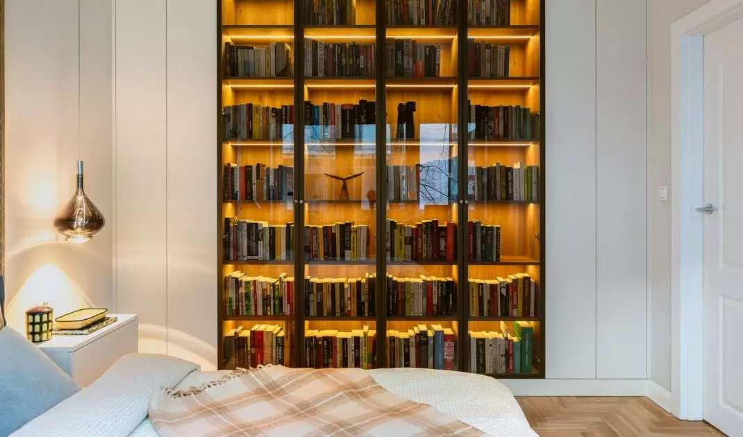 Interior of an apartment in Warsaw's Bielany district