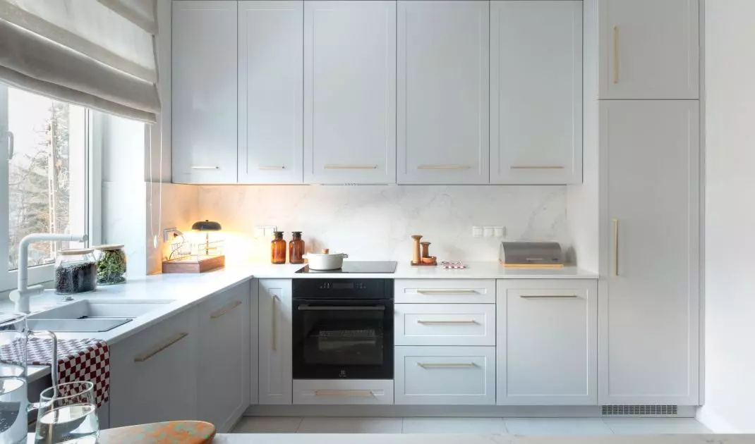 Interior of an apartment in Warsaw's Bielany district