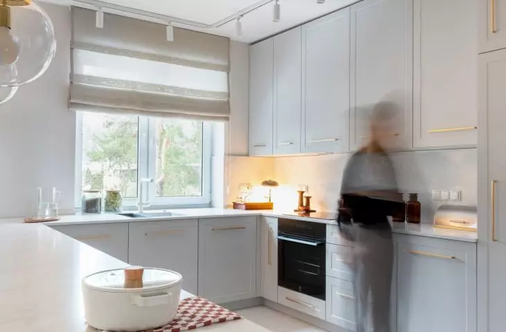 Interior of an apartment in Warsaw's Bielany district