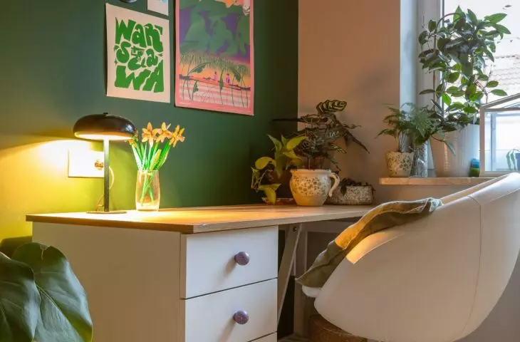 Interior of an apartment in Warsaw's Bielany district