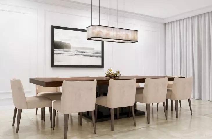 Alabaster lamps in the living room
