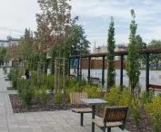 What does the Old Market in Pabianice look like one year after the revitalization is completed?