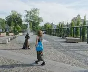 What does the Old Market in Pabianice look like one year after the revitalization is completed?