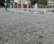 What does the Old Market in Pabianice look like one year after the revitalization is completed?