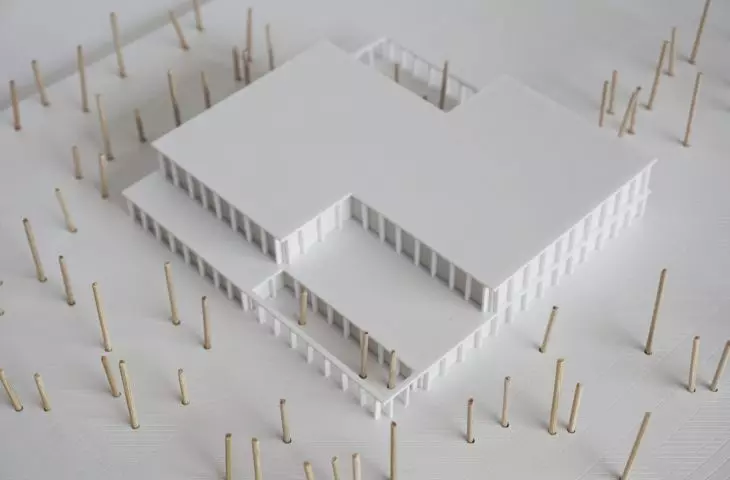 A mock-up of the winning project