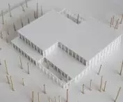 A mock-up of the winning project