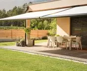 HELLA awnings are characterized by elegant design, a rich collection of fabrics and, depending on the model, smart accessories.