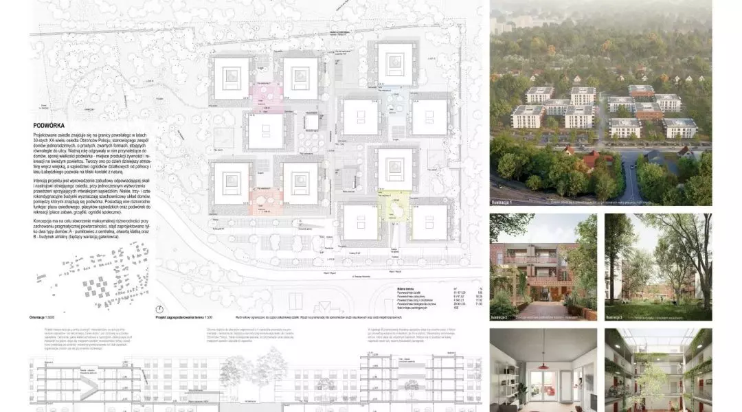 Projekt budynków wielorodzinnych TBS przy ul. św. Wojciecha i Myśliwskiej w Gliwicach