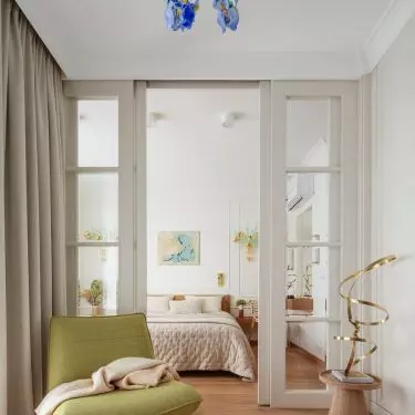 Interior of an apartment in Warsaw's Mokotow district