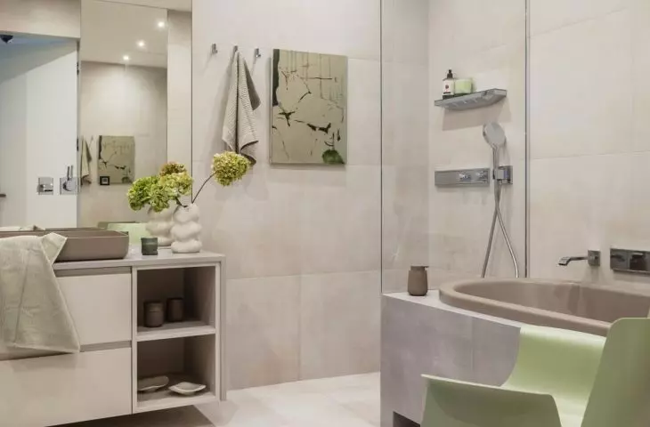 Interior of an apartment in Warsaw's Mokotow district
