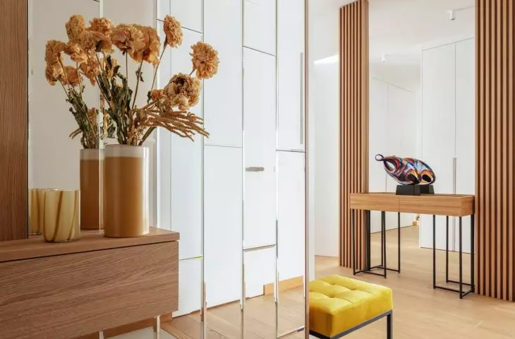 Interior of an apartment in Warsaw's Mokotow district