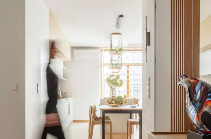 Interior of an apartment in Warsaw's Mokotow district