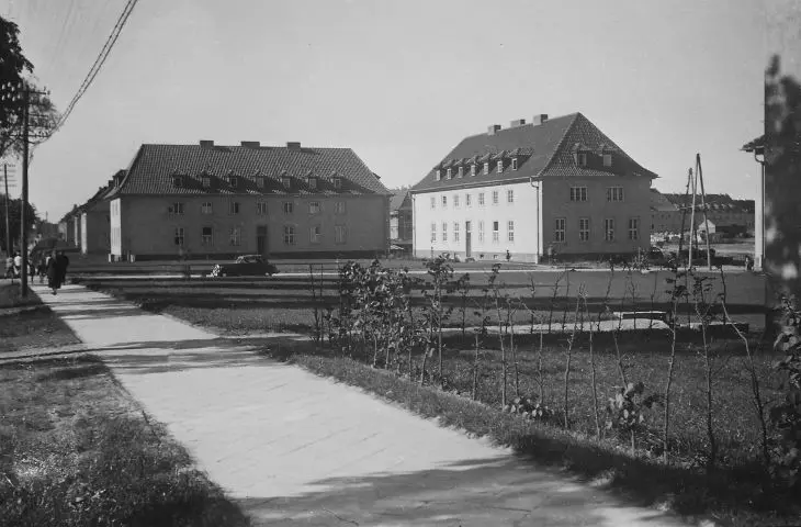 Gartenvorstadt Zichenau (późniejsze osiedle Bloki w Ciechanowie), lata 40. XX  wieku