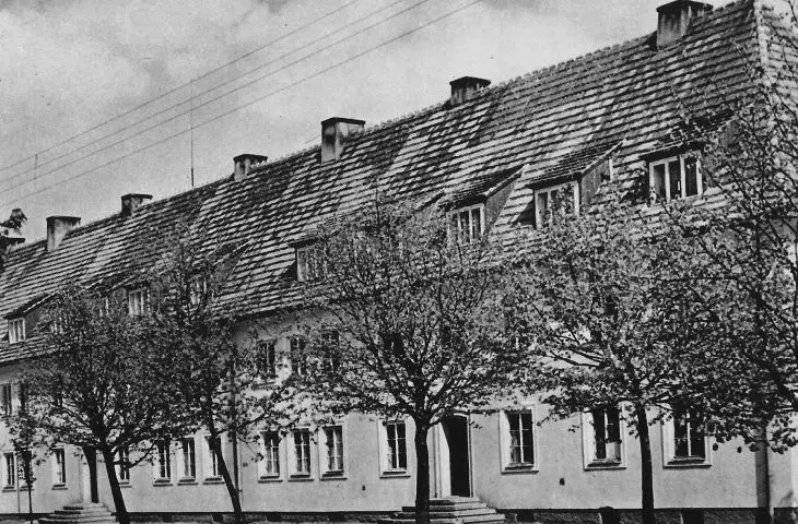 Osiedle Bloki w Ciechanowie (wcześniej Gartenvorstadt Zichenau), lata 60. XX wieku 