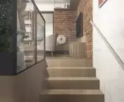 Entrance to the living area