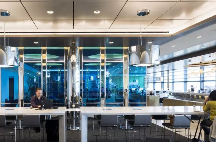 Premium zones at airports provide quiet, you can relax while waiting for your flight or work in concentration