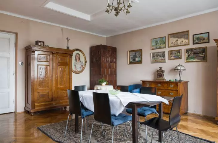 The dining room in the Krzyszkowski villa