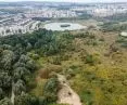 The area of the South Park from a bird's eye view