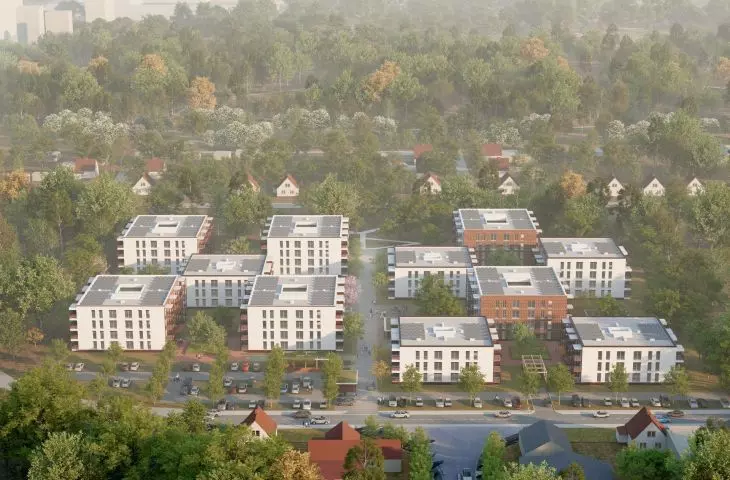 Nowe osiedle społeczne przy ul. św. Wojciecha w Gliwicach