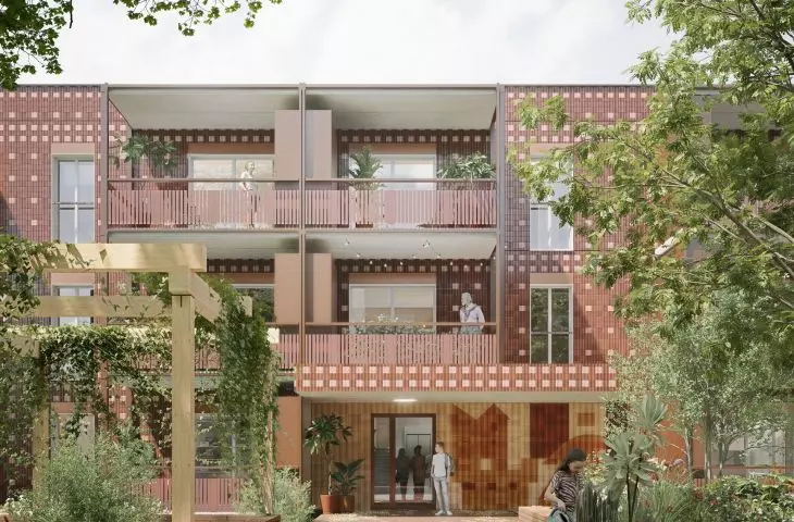 New social housing estate on St. Wojciech Street in Gliwice