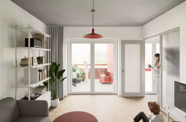New social housing estate on St. Wojciech Street in Gliwice