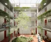 New social housing estate on St. Wojciech Street in Gliwice