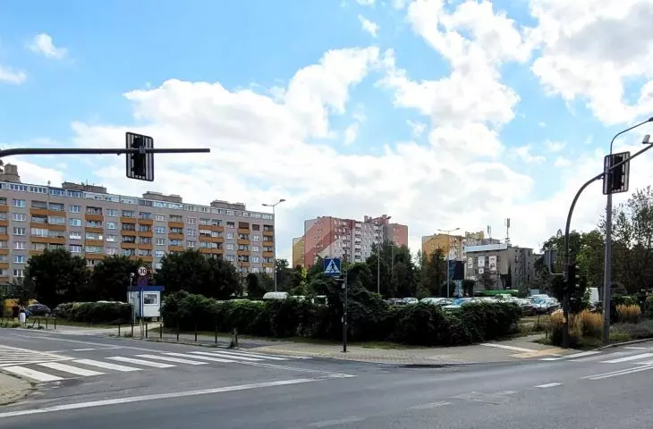 The intersection of Glogowska and Hetmańska streets,
