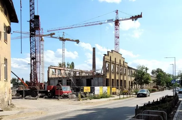 ul. Kolejowa w Poznaniu, widok od północy