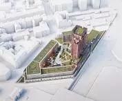 Residential complex at 1 Kolejowa Street ('Kolejova') in Poznań - visualization
