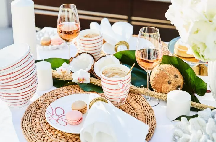 Garden party, tropical note 