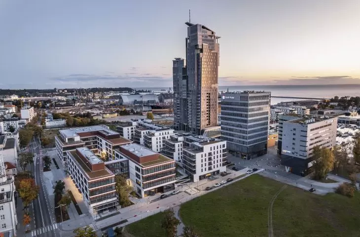 Gdynia Waterfront and Sea Towers area 