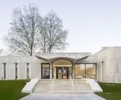 Renovated art center La Quadrilatère in Beauvais, France