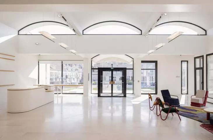 Renovated art center La Quadrilatère in Beauvais, France