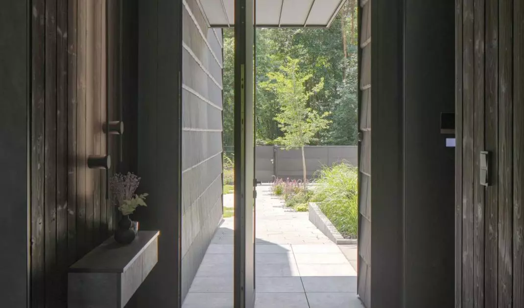 Interior of a house on the edge of the forest
