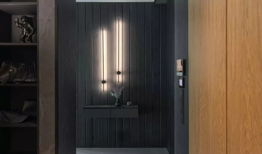 Interior of a house on the edge of the forest